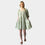 AM023051 HIGH QUALITY 100%LINEN DRESS