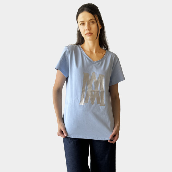 AM24057 V-NECK TEE