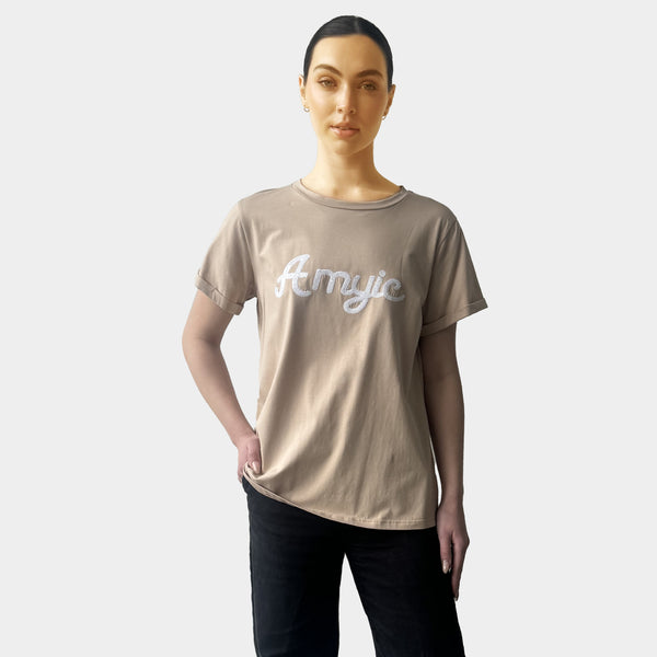 AM023056 SEQUINS TEE