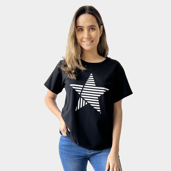 AM02490 FUNKY STAR TEE