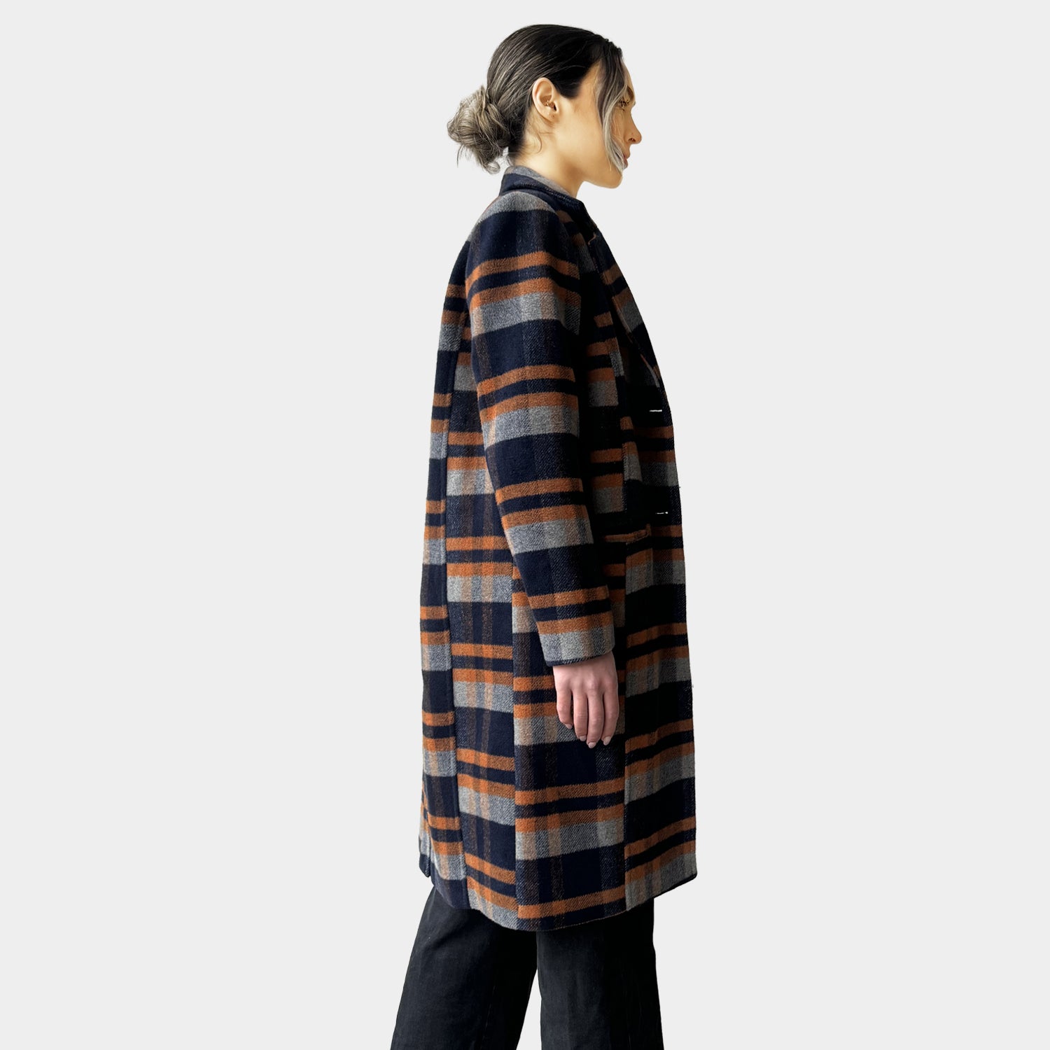 AM022184 CHECK COAT