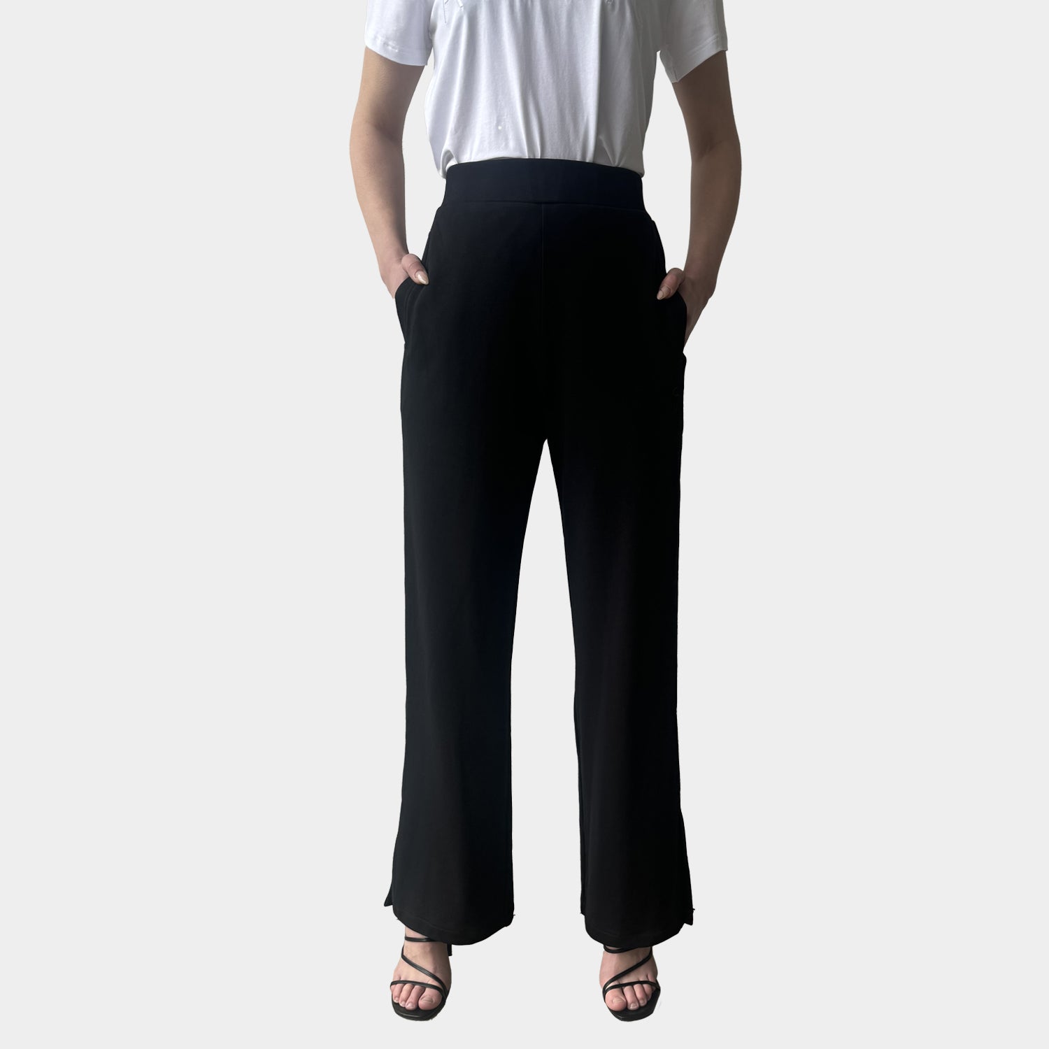 AM24031 AMYIC SIGNATURE WIDE LEG COTTON PANT