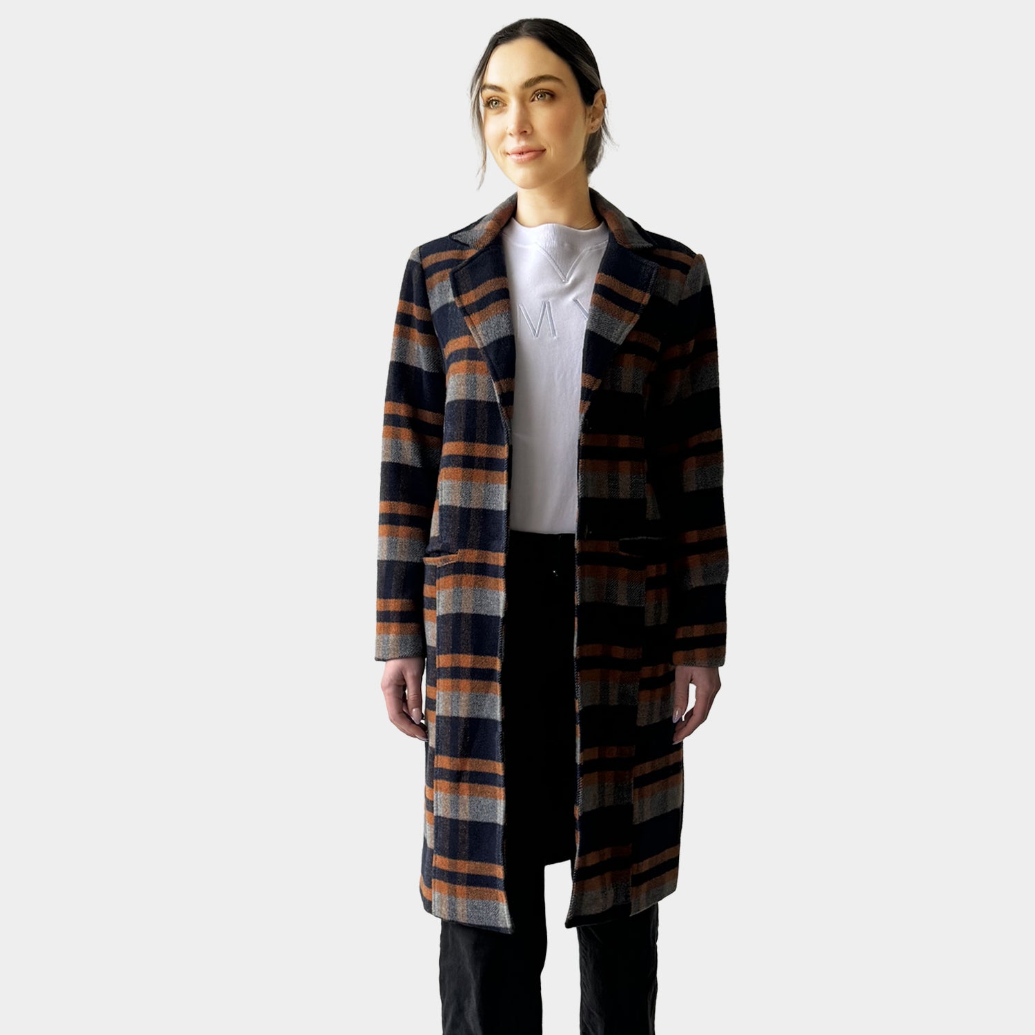 AM022184 CHECK COAT