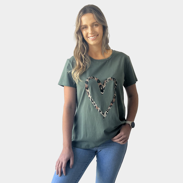 AM023076  LEOPARD PRINT TEE