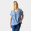 AM0222 100%LINEN V NECK TOP