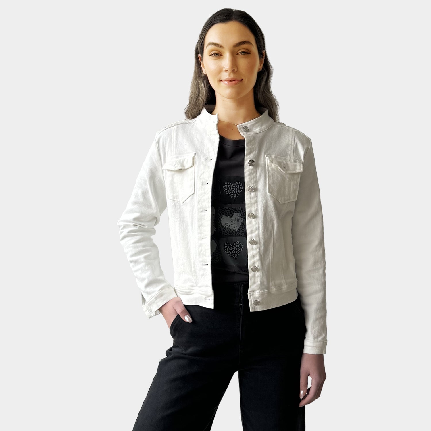 AM023027 SOFT DENIM JACKET