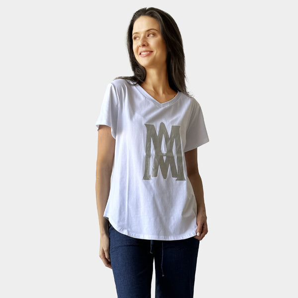 AM24057 V - NECK TEE