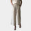 AM0223-1 SIDE POCKET GINGHAM 100%LINEN PANT