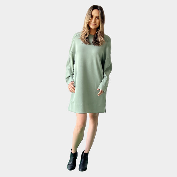 AM022110 SIDE POCKET CASUAL DRESS